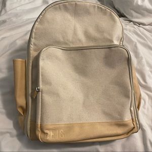 beis beige backpack